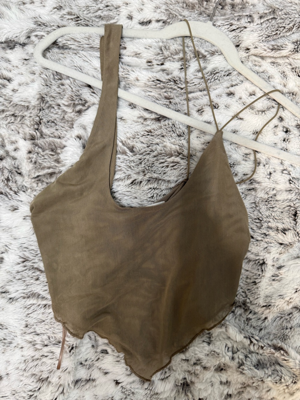 Tan Crop Top